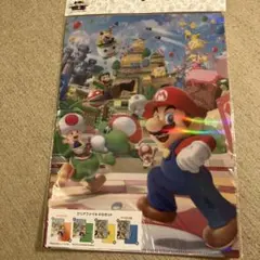 【未開封品】スーパーマリオ クリアファイル4枚セット