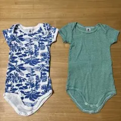 PETIT BATEAU ベビー ロンパース 2枚セット 74cmのサムネイル