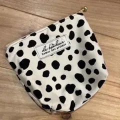 ダルメシアン柄ポーチ　ハンドメイド