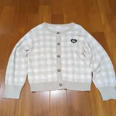 美品　Ricca Ricca チェック柄カーディガン