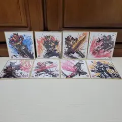 仮面ライダー 色紙ART 8枚セット