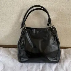 COACH ブラック ショルダーバッグ