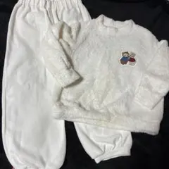 ユニクロ　パジャマ　フリース　モフサンド　110