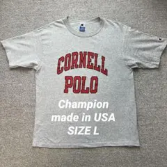 USA製 Champion カレッジT 杢グレー