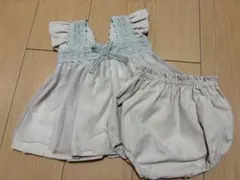 80cm フリル付きワンピース コトリ バースディ セレモニー