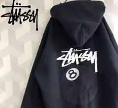 【入手困難】90s old stussy 8ボール ジップアップパーカー