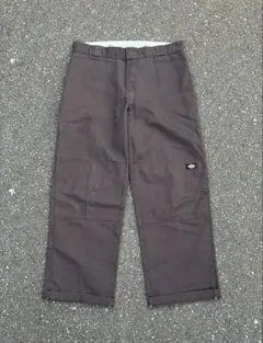 Dickies LOOSE FIT ダブルニー ワークパンツ ブラウン36×32