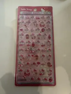正規品　ハローキティ　ボンボンドロップシールミニ　ピンク