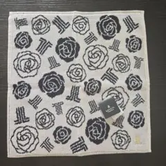 LANVIN ランバン バラ柄 タオルハンカチ