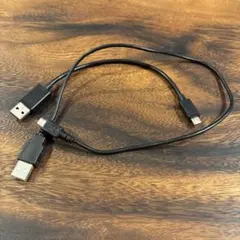 USB Type-A to Micro USBケーブル 1m 2本セット