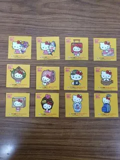 ヤマト運輸　クロネコヤマト　シール　12枚　コンプリート　キティ　ノベルティ