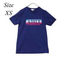 AIGLE　エーグル　Tシャツ　ネイビー　XS