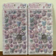 うるちゅるシール　サンリオ　マイメロ　クロミ　メロクロ　2点　セット
