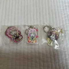 鬼滅の刃　みつりちゃん　キーホルダー　3点セット