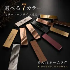 ゴルフ ネームタグ 名入れ キャディバッグ ネームプレート ステンレス 刻印のサムネイル