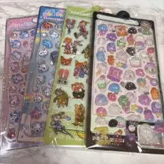 ボンボンシール　ウォーターシール　4枚セット