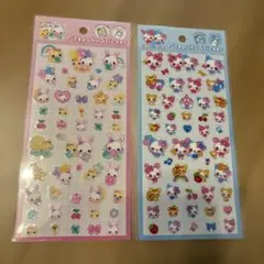 【正規品】フワフワらびちゃん　まじかるみゅーちゃん　シール　まとめ売り　平成