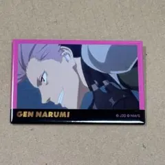 鳴海弦 場面写スクエア缶バッジ 怪獣8号プラザ 怪獣8号PLAZA