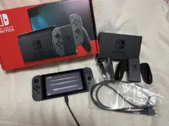 修理キット付き Nintendo Switch 本体 グレー ジャンク品