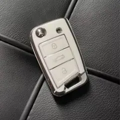 VW フォルクスワーゲン TPU キーケース ホワイト 白 銀 キー カバー 鍵