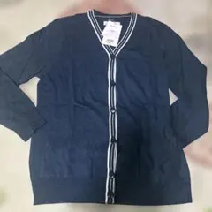 SELERY ネイビー カーディガン LL