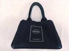 スナイデル SNIDEL デニム ハンドバッグ トートバッグ ネイビーのサムネイル