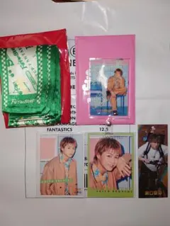 FANTASTICS 瀬口黎弥　フォンタブ,リボンスカーフ,千社札,フォトカード