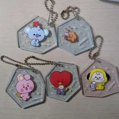 BT21 アクリルキーホルダー 5個セット