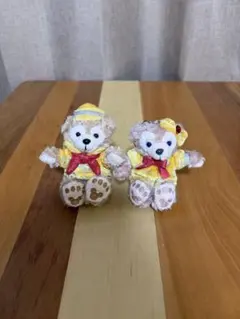 【ディズニー】ぬいぐるみストラップ ダッフィー＆シェリーメイ 30周年記念