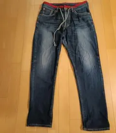 エドウィン　ダークブルーデニムパンツ