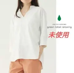 green label relaxing★Pキーネックスキッパー シャツ