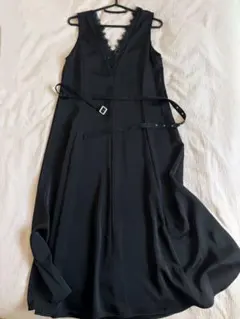 HM ブラックレーストリムAラインワンピース