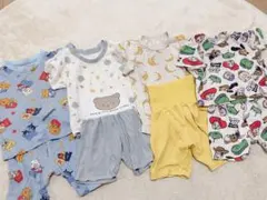 80cm 夏　半袖ベビーパジャマ　まとめ売り
