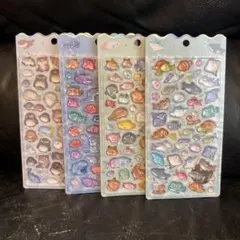 【正規品】4種セット　水族館限定　ボンボンドロップシール