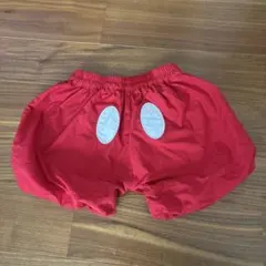 ミッキーマウス ハーフパンツ 100cm レッド