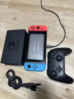 Nintendo Switch 本体 赤/青 プロコントローラー付き