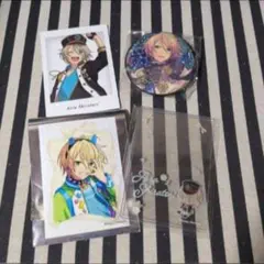 あんスタ 10周年 藍良 特典 ぱしゃっつ ミニブロマイド 硬質ケース 缶バッジ