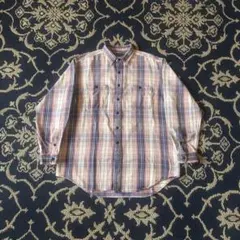 「vintage」 60s ヘビー ネルシャツ ''好配色'' 