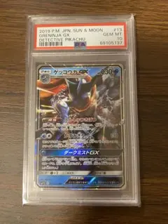 ポケモンカードゲーム　ゲッコウガgx psa10 しんしゅつきぼつ