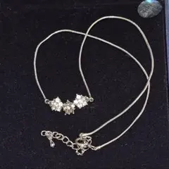 スワロフスキー ネックレス シルバー
