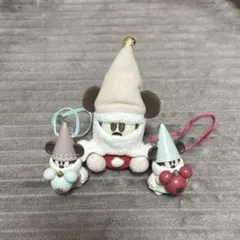 ディズニー リルリンリン パッチン カプセルトイ オーナメント3点セット