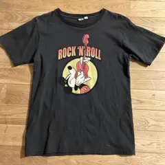 ミッキーロックプリント TシャツMサイズ