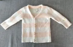 美品☆ジャラートピケ☆ベビーカーディガン70-80サイズ
