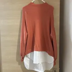 DRESKIP 重ね着風　トップス　Mサイズ