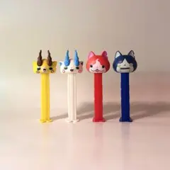 PEZ妖怪ウォッチ 全4種 ジバニャン コマさん ロボニャン コマじろう 訳あり