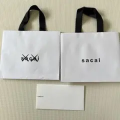 sacai x KAWS ショップ袋 ショッパー 3点セットのサムネイル