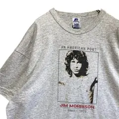 BMZM バンド Tシャツ 古着 グレー ジムモリソン ドアーズ doors