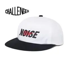 CHALLENGER　NOISE CAP　WHITE☓BLACK