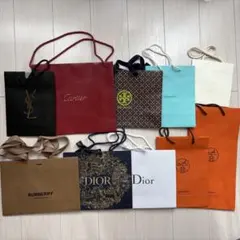【値下げしました！】ブランドショッピングバッグ　紙袋　10点　セット