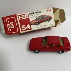 070 トミカ no54 日本製　ホンダ　プレリュード